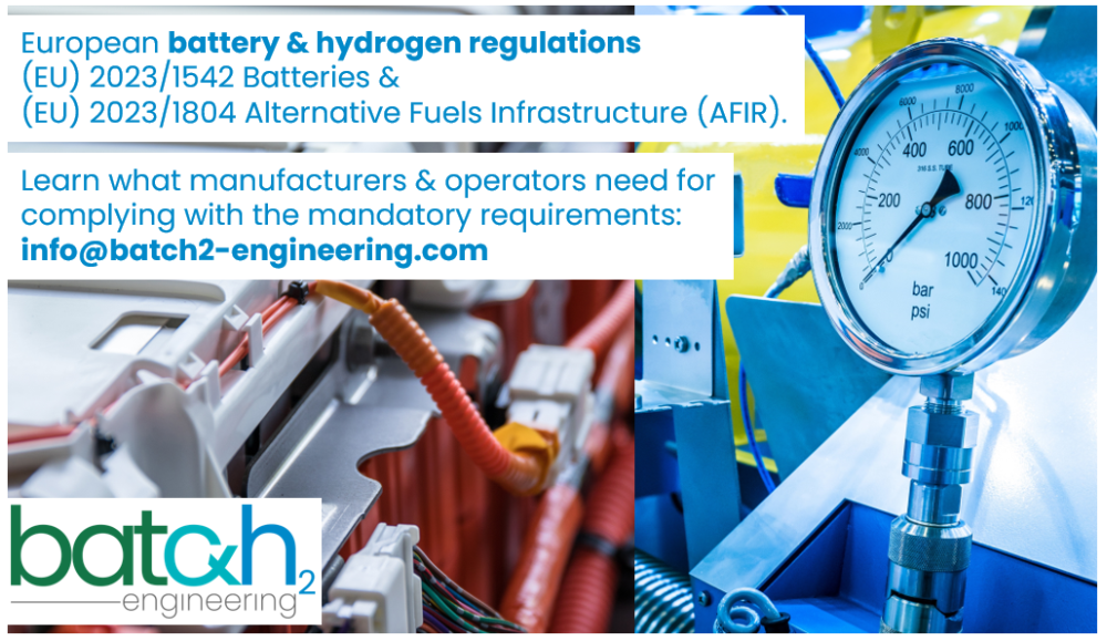 Information about new battery and hydrogen regulations